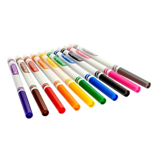 12 Packs: 10 ct. (120 total) Crayola&#xAE; Classic Colors Fine Line Markers